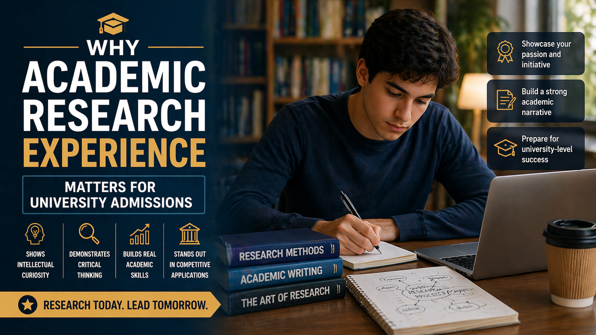 Why Academic Research Experience Matters for University Admissions
