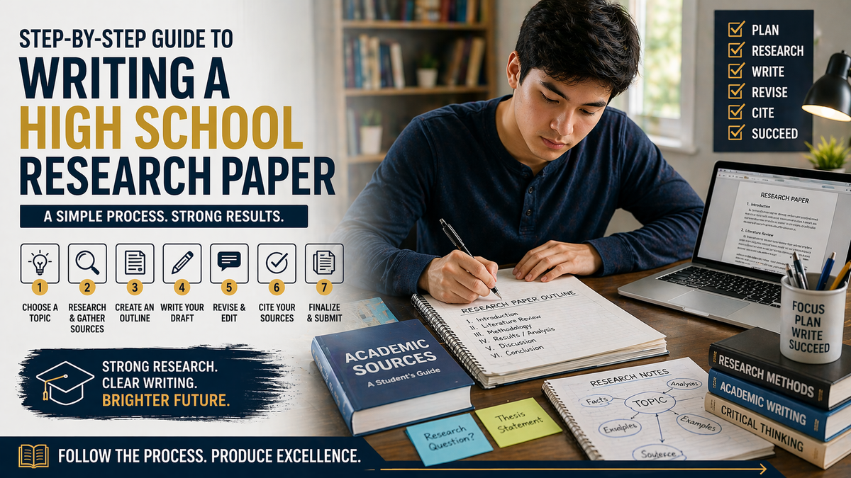 Step-by-Step Guide to Writing a High School Research Paper