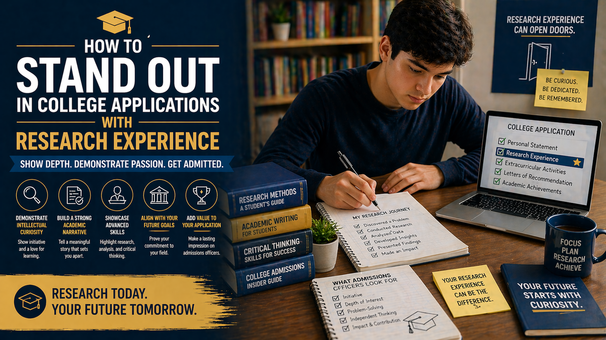 How to Stand Out in College Applications With Research Experience