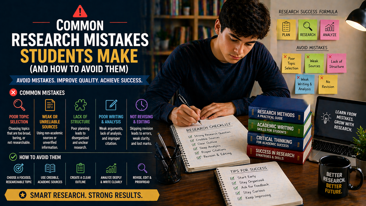 Common Mistakes Students Make in Research Projects (And How to Avoid Them)
